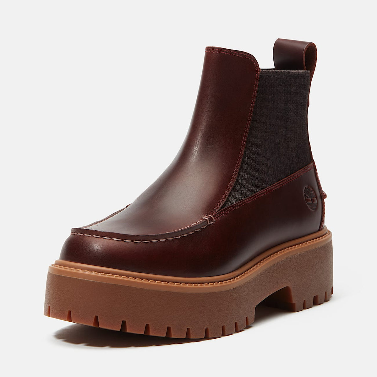 Дамски боти Women’s Platform Chelsea Boots Timberland Stone Street TB0A5TGPEIW Burgundy angled view