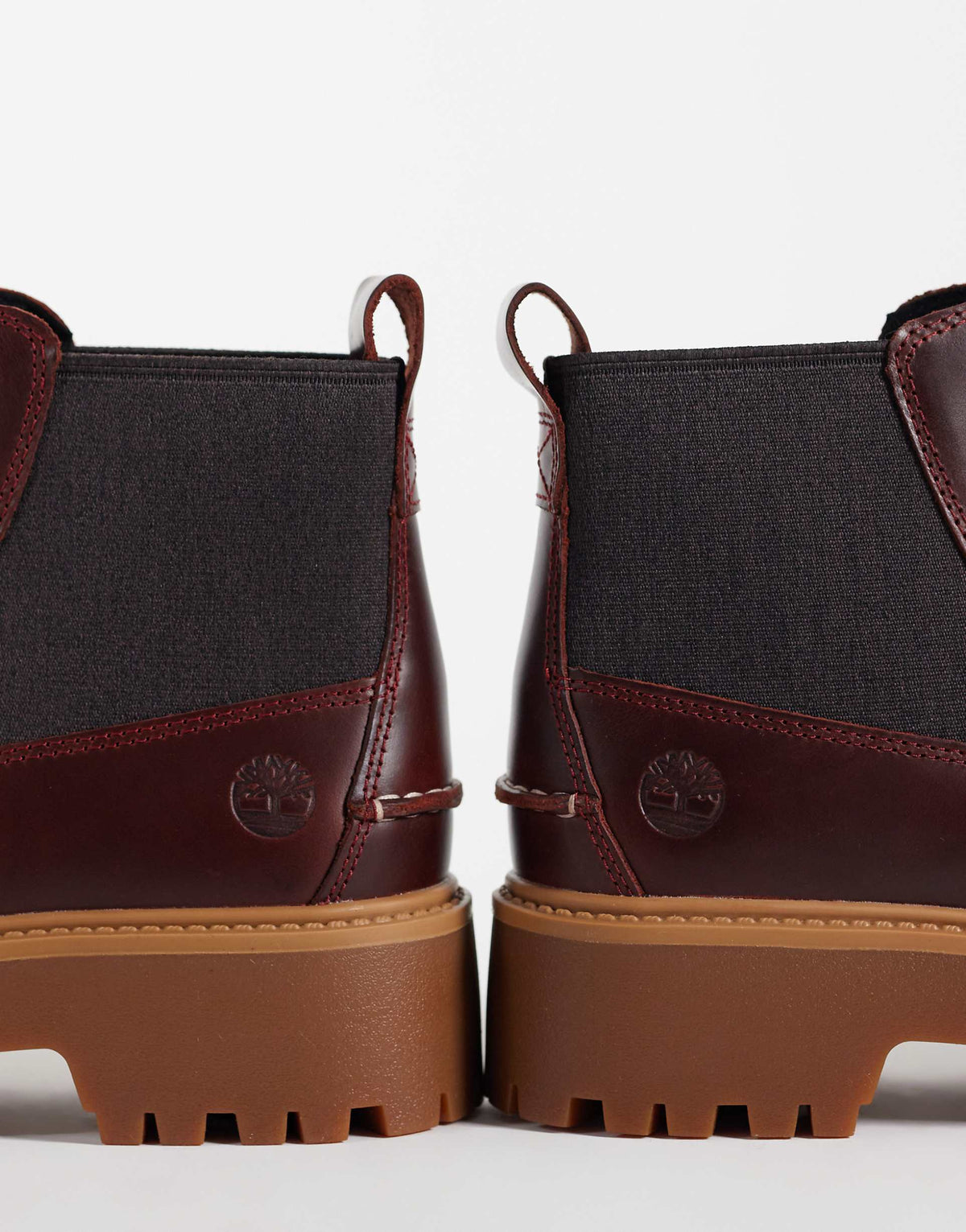 Дамски боти Women’s Platform Chelsea Boots Timberland Stone Street TB0A5TGPEIW Burgundy logo view