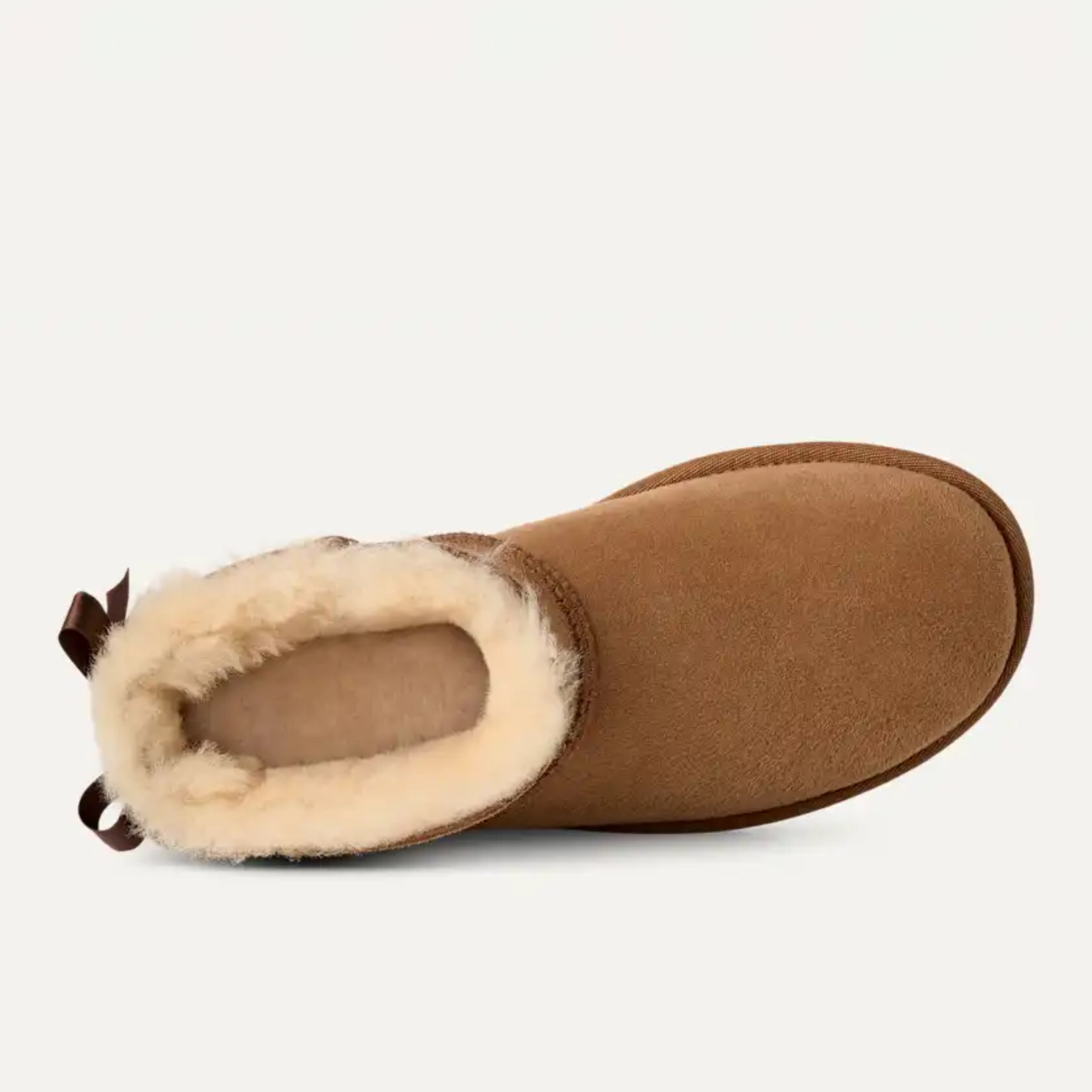 Дамски боти Women’s UGG Ultra Mini Bailey Bow Boot 1185491 Chestnut top view