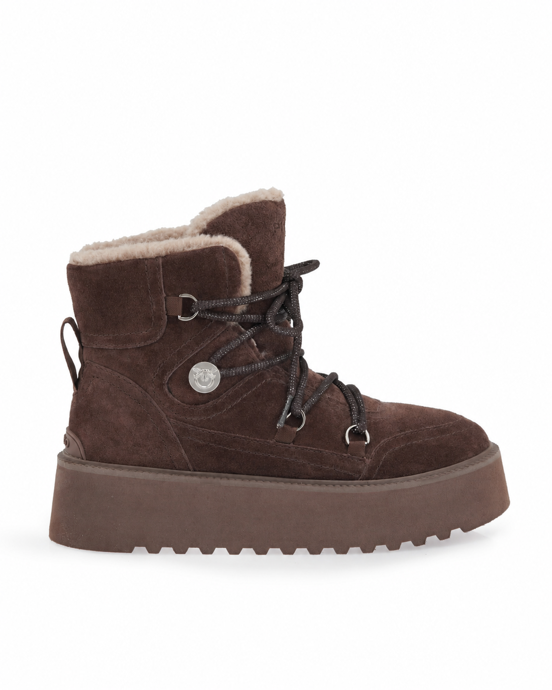 Дамски боти Women’s ankle boots Pinko Martina 01 SD0567P002L72 Brown lateral view