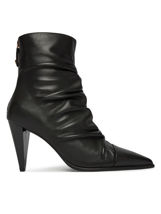 Дамски боти на ток Women’s ankle boots Pinko Vane 02 SD0587 P003 Z99 Black lateral view