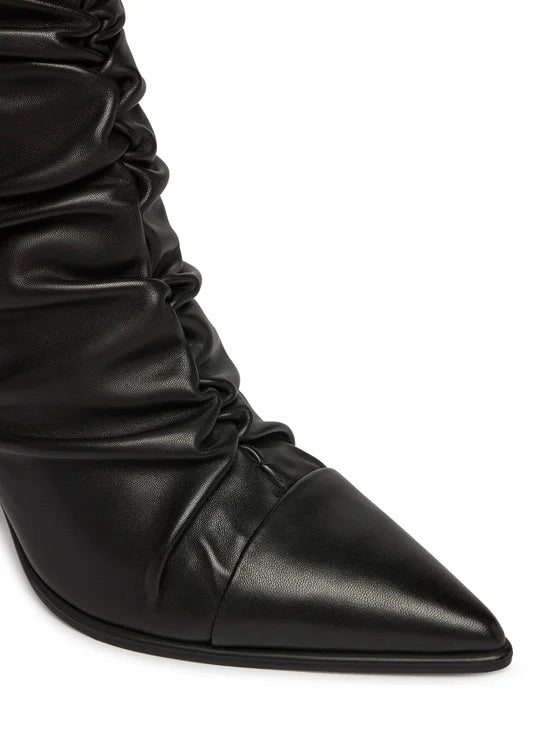 Дамски боти на ток Women’s ankle boots Pinko Vane 02 SD0587 P003 Z99 Black toe view