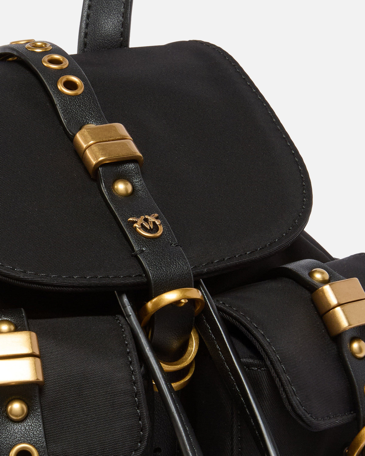 Women’s backpack Pinko 106053A358-Z99Q Black detail view