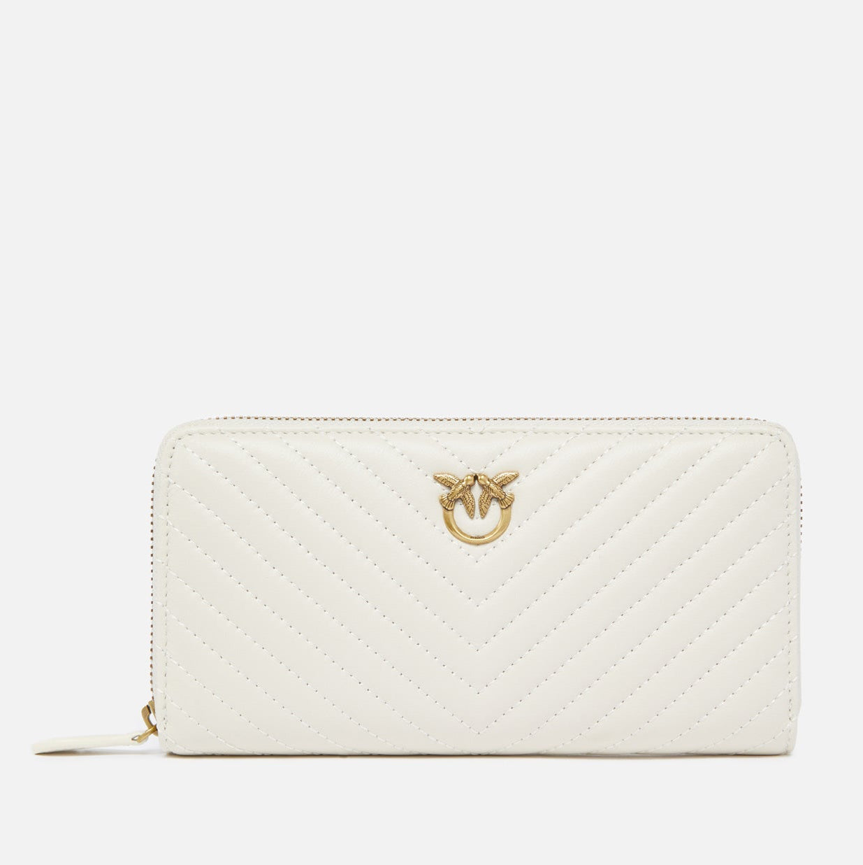 Дамско клъч портмоне Women’s clutch wallet Pinko 100250 A0GK Z14Q White front view
