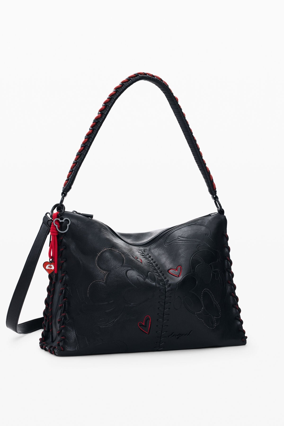 Дамска чанта Women’s handbag Desigual Mickey Mouse™ 26SAXPBE 2000 Black angled view