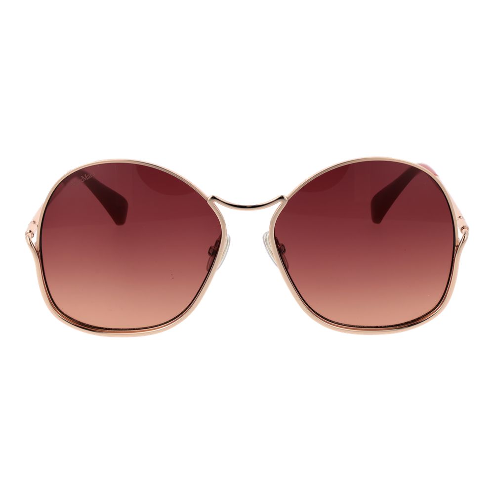 Дамски слънчеви очила Women’s metal sunglasses Max Mara MM0005 28F Rose Gold front view
