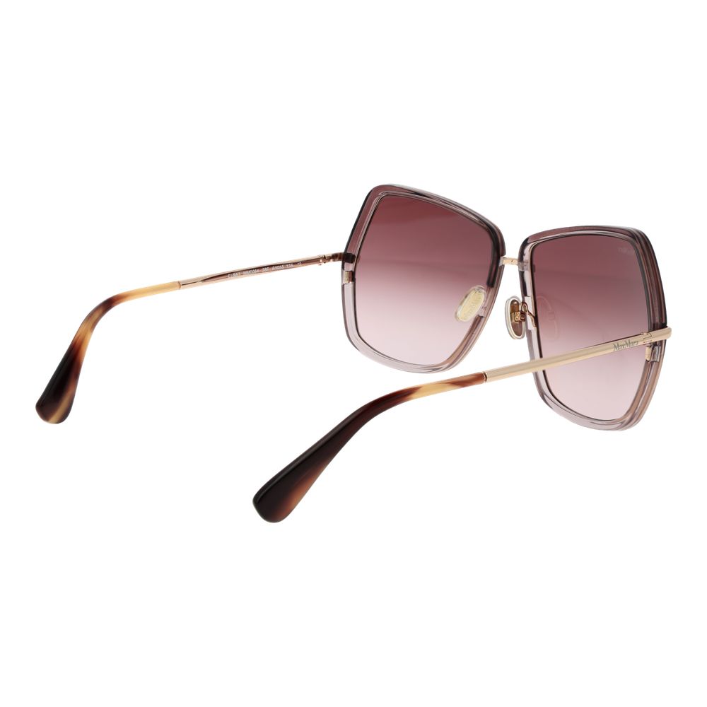 Дамски слънчеви очила Women’s metal sunglasses Max Mara MM0054 28F Gold / Pink angled view