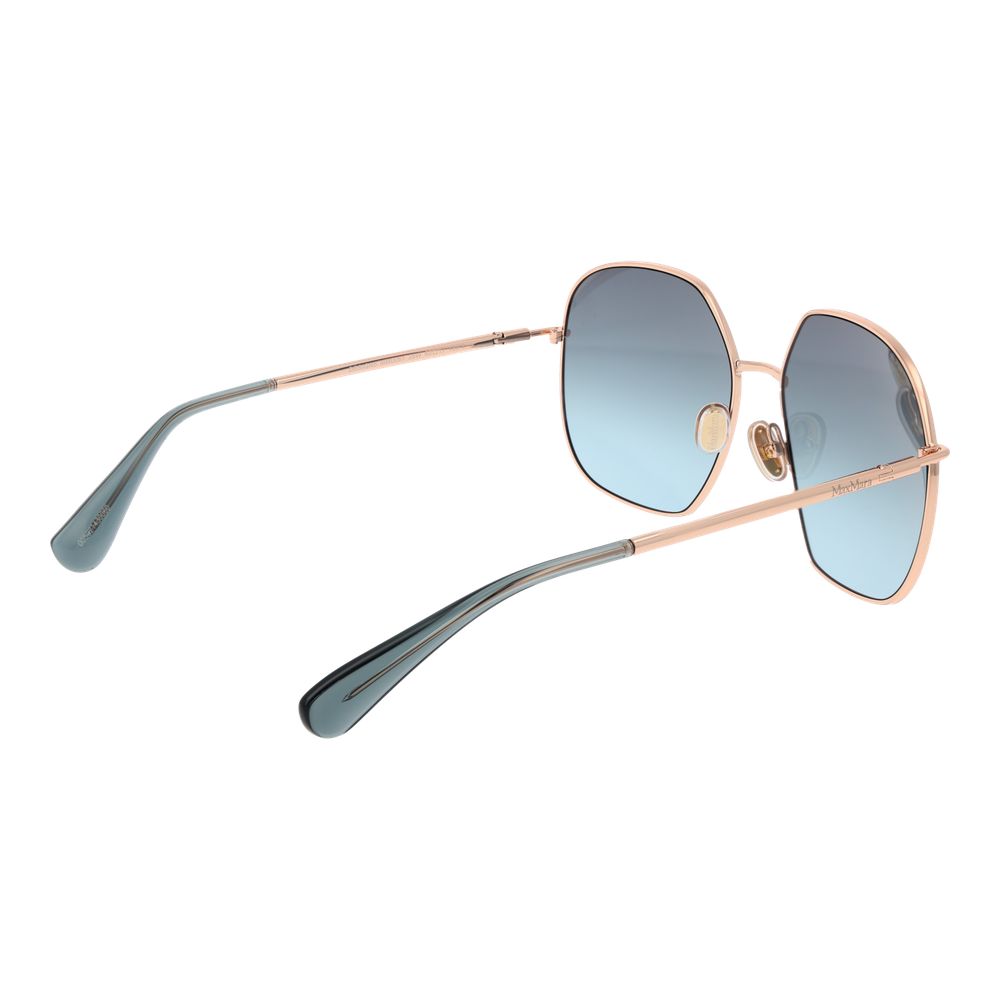 Дамски слънчеви очила Women’s metal sunglasses Max Mara MM0061 28W Rose Gold angled view