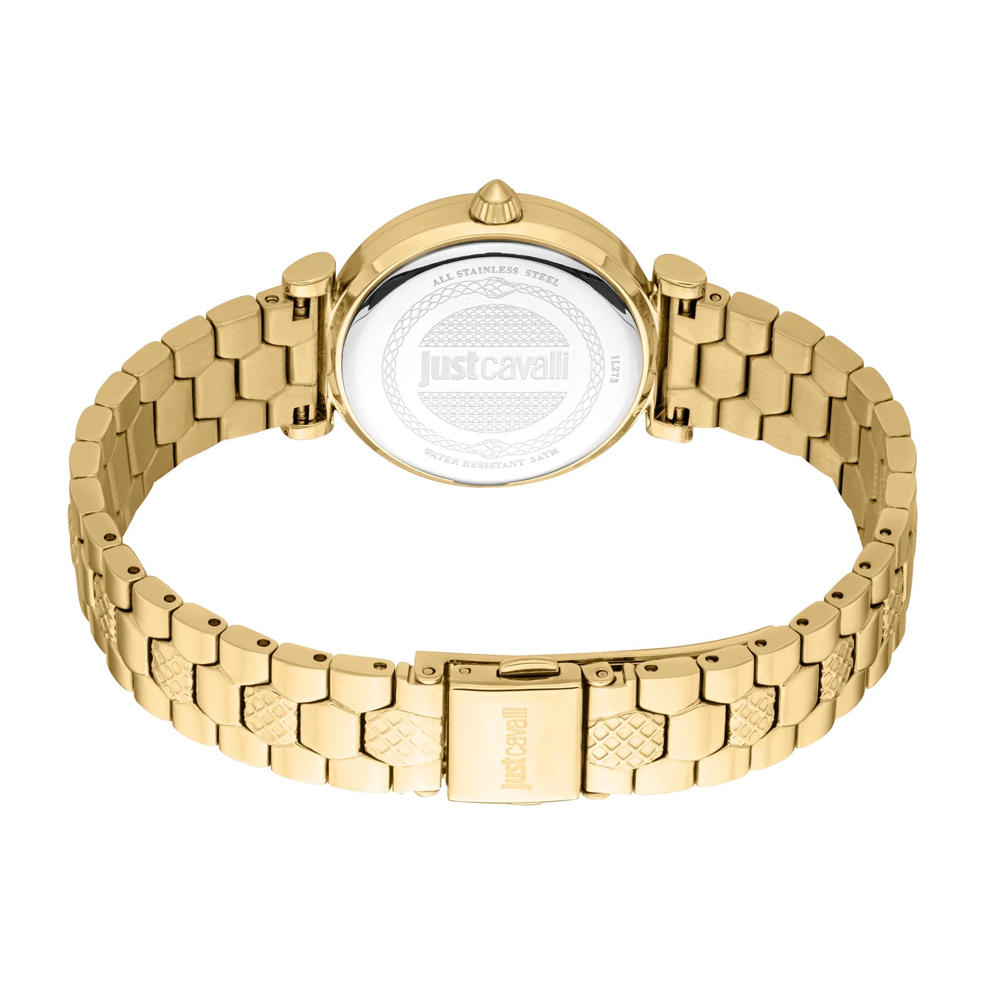 Дамски часовник Women’s set watch + bracelet Just Cavalli Varenna JC1L273M0055 back view