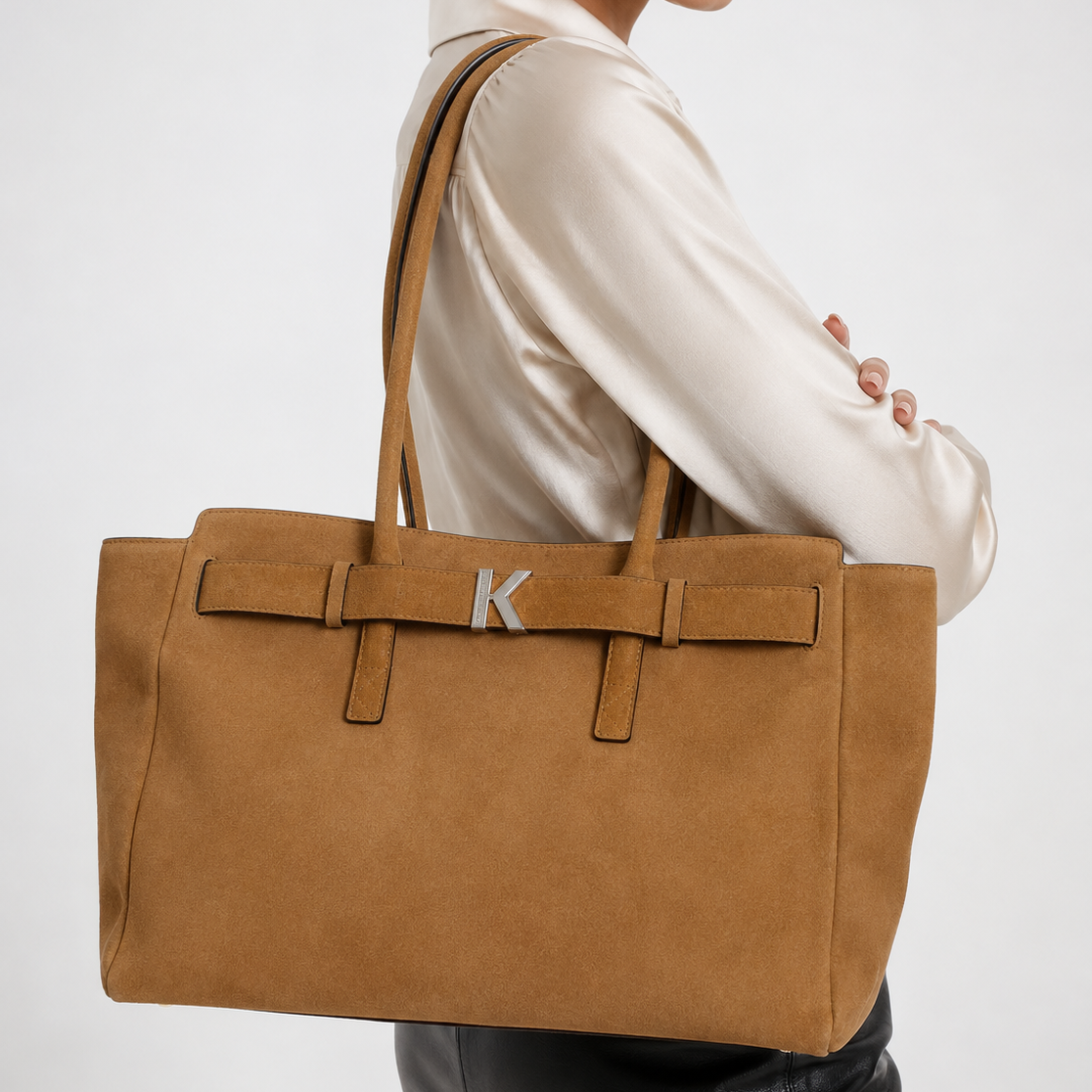 Дамска чанта Women’s shoulder bag KARL LAGERFELD K/LOCK BSW30039162 Brown