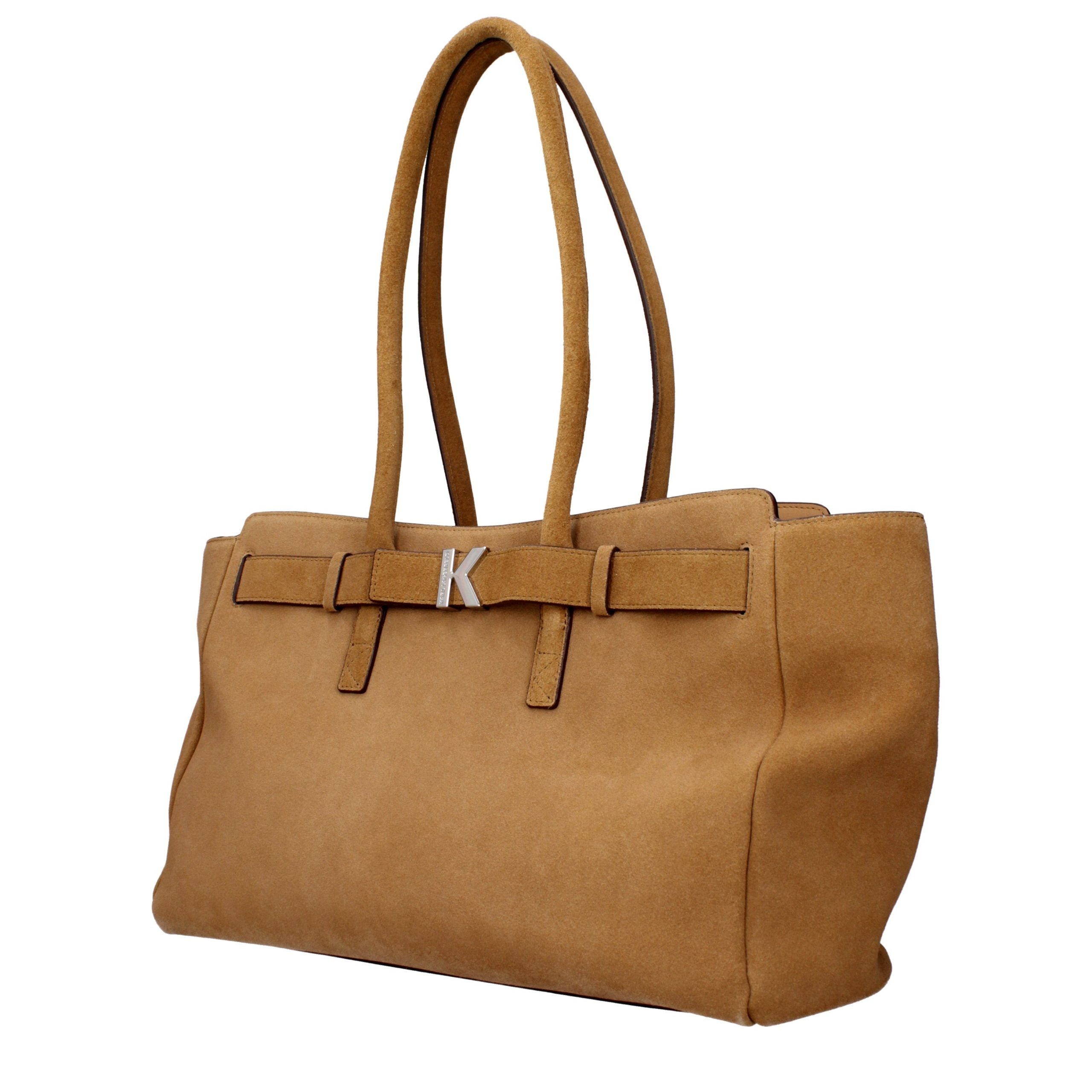 Дамска чанта Women’s shoulder bag KARL LAGERFELD K/LOCK BSW30039162 Brown angled view