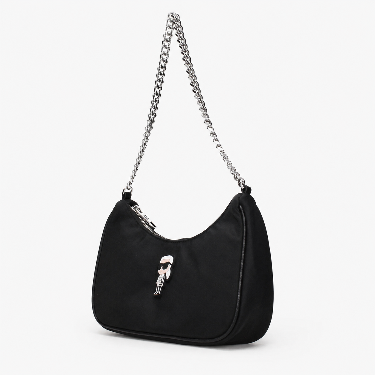 Дамска чанта Women’s shoulder bag Karl Lagerfeld Ikon AFW30005999 Black angled view