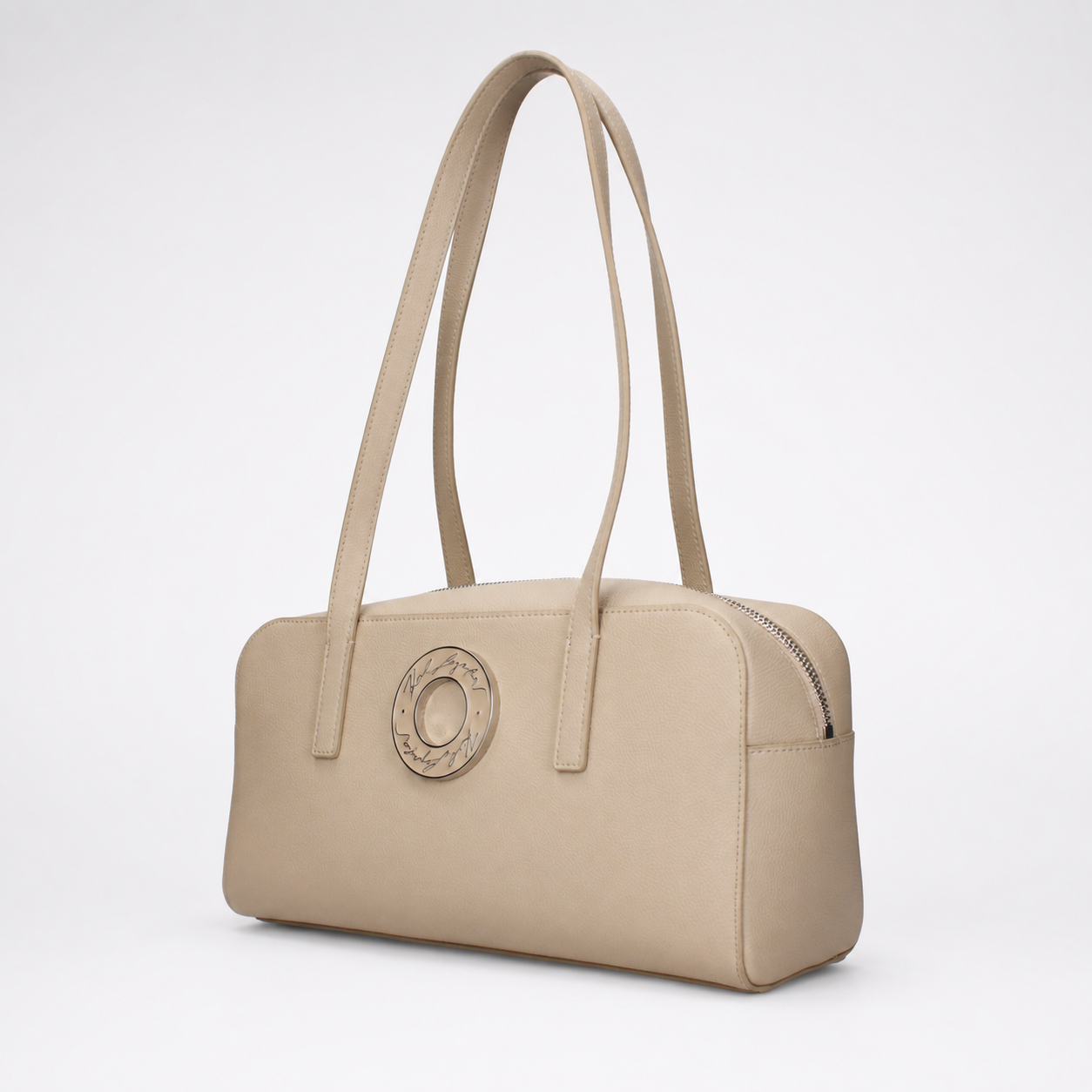 Дамска чанта Women’s shoulder bag Karl Lagerfeld K/Circle BSW300161JS Beige angled view