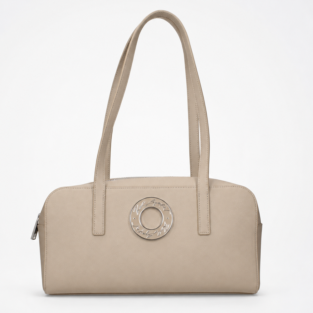 Дамска чанта Women’s shoulder bag Karl Lagerfeld K/Circle BSW300161JS Beige front view