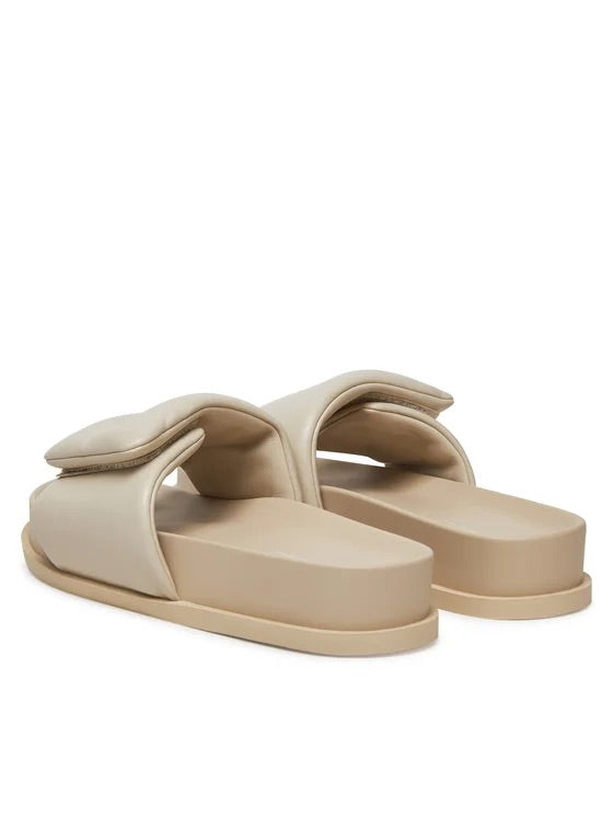 Дамски чехли Women’s slippers Armani Exchange XDP061 XV926 01819 Beige back view