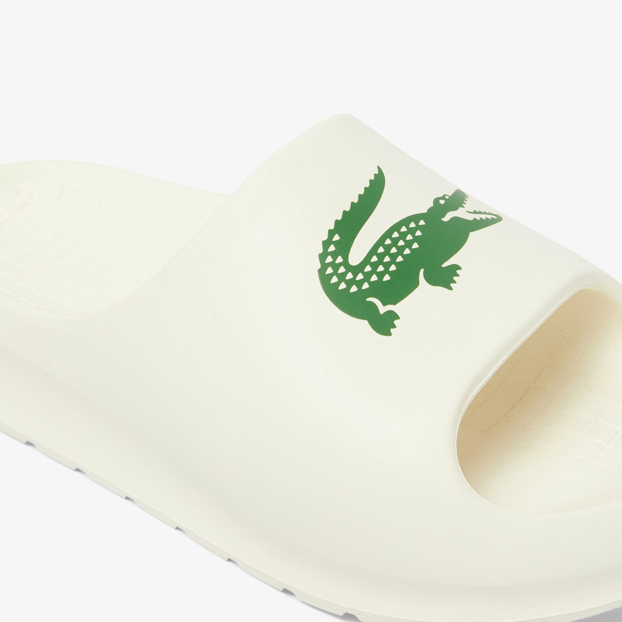 Дамски чехли Women’s slippers Lacoste Serve Slide 2.0 48CFA0022-1Y5 Off White / Dark Green close up view