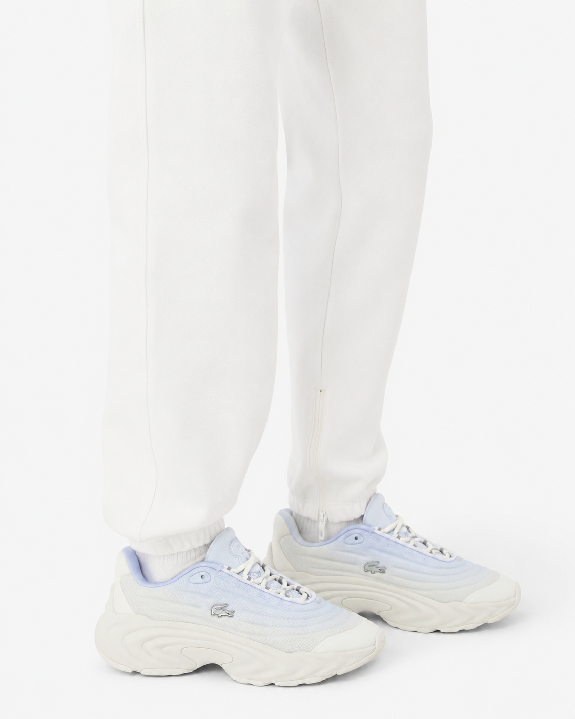Дамски маратонки Women’s sneakers Lacoste Spinor 51SFA0036-WB8 Off White / Light Blue lifestyle view