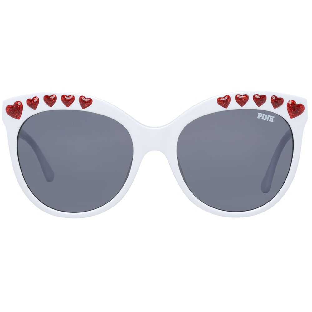 Дамски слънчеви очила Women's sunglass Victoria's Secret PINK PK0009 25A White front view