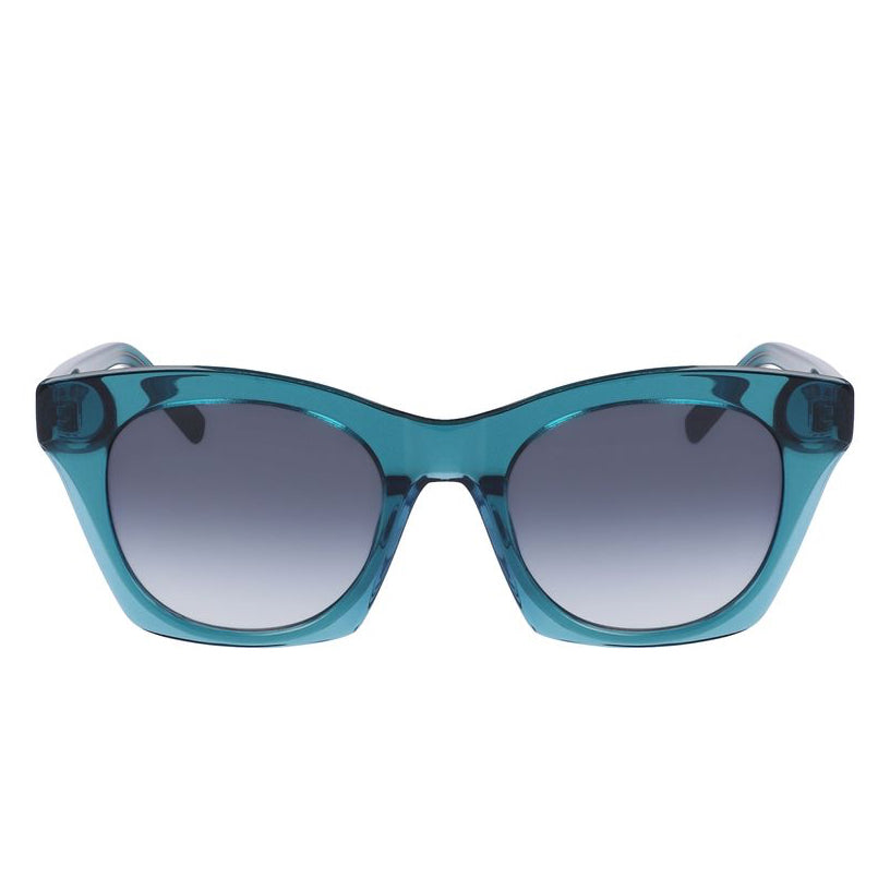 Дамски слънчеви очила Women’s sunglasses DKNY DK541S 430 Transparent Teal / Crystal Teal front view