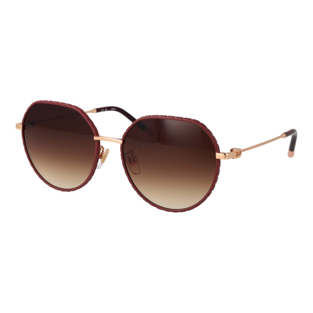 Дамски слънчеви очила Women’s sunglasses Furla SFU627 02AM Rose Gold