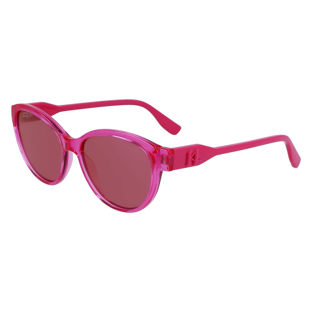Дамски слънчеви очила Women’s sunglasses Karl Lagerfeld KL6099S525 Pink angled view