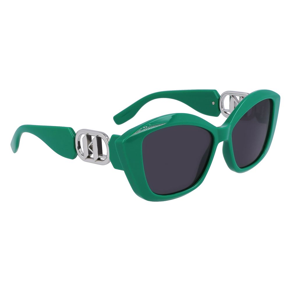 Дамски слънчеви очила Women’s sunglasses Karl Lagerfeld KL6102S300 Green angled view