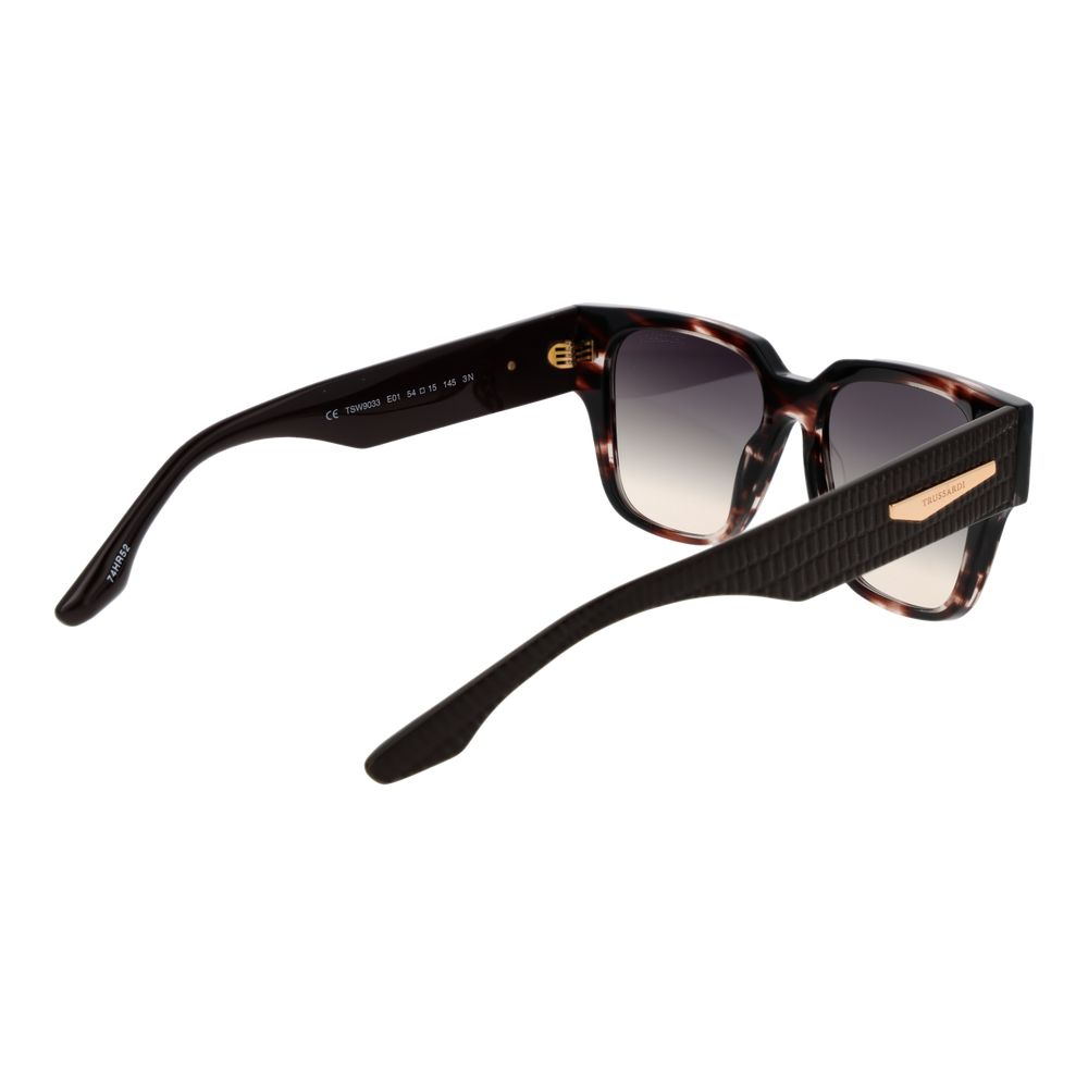 Дамски слънчеви очила Women’s sunglasses Trussardi TSW9033 E01 Brown angled view
