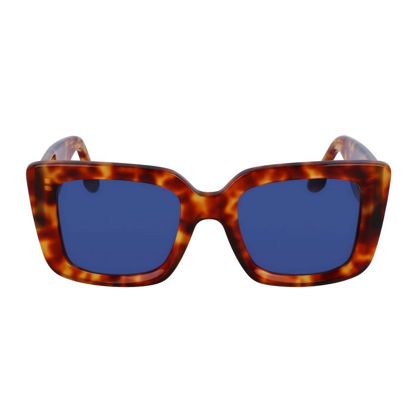 Дамски слънчеви очила Women’s sunglasses VICTORIA BECKHAM VB653S 222 Light Havana / Blue Lens front view