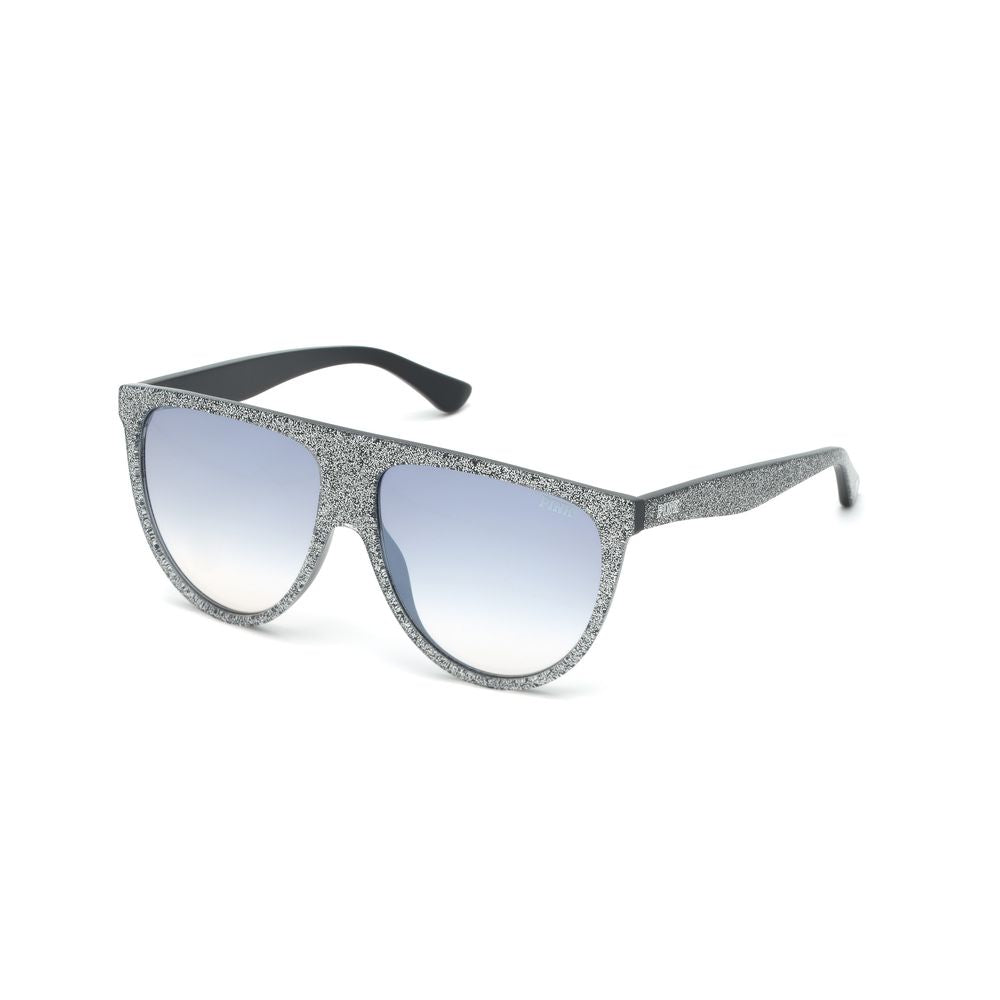 Дамски слънчеви очила Women's sunglasses Victoria's Secret PINK PK0015 21A White Glitter / Black