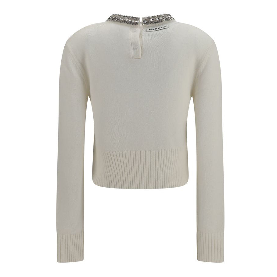 Дамски пуловер Women’s sweater Pinko Berlino
107274A3GI Z03 White back view