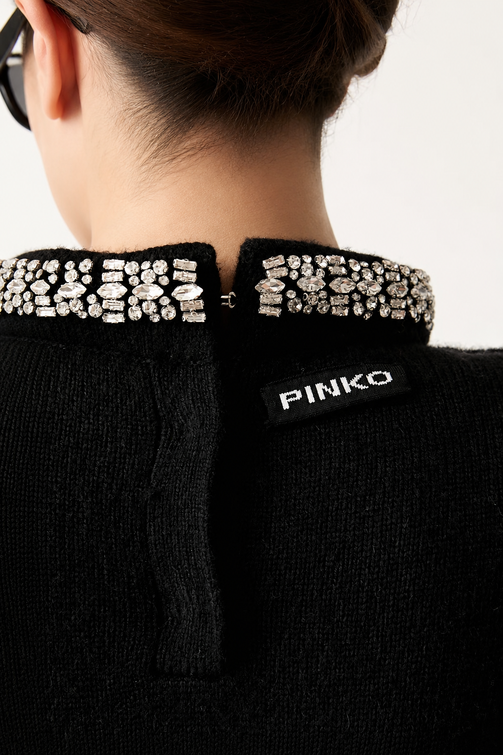 Дамски пуловер Women’s sweater Pinko Berlino
107274A3GI Z99 Black logo view