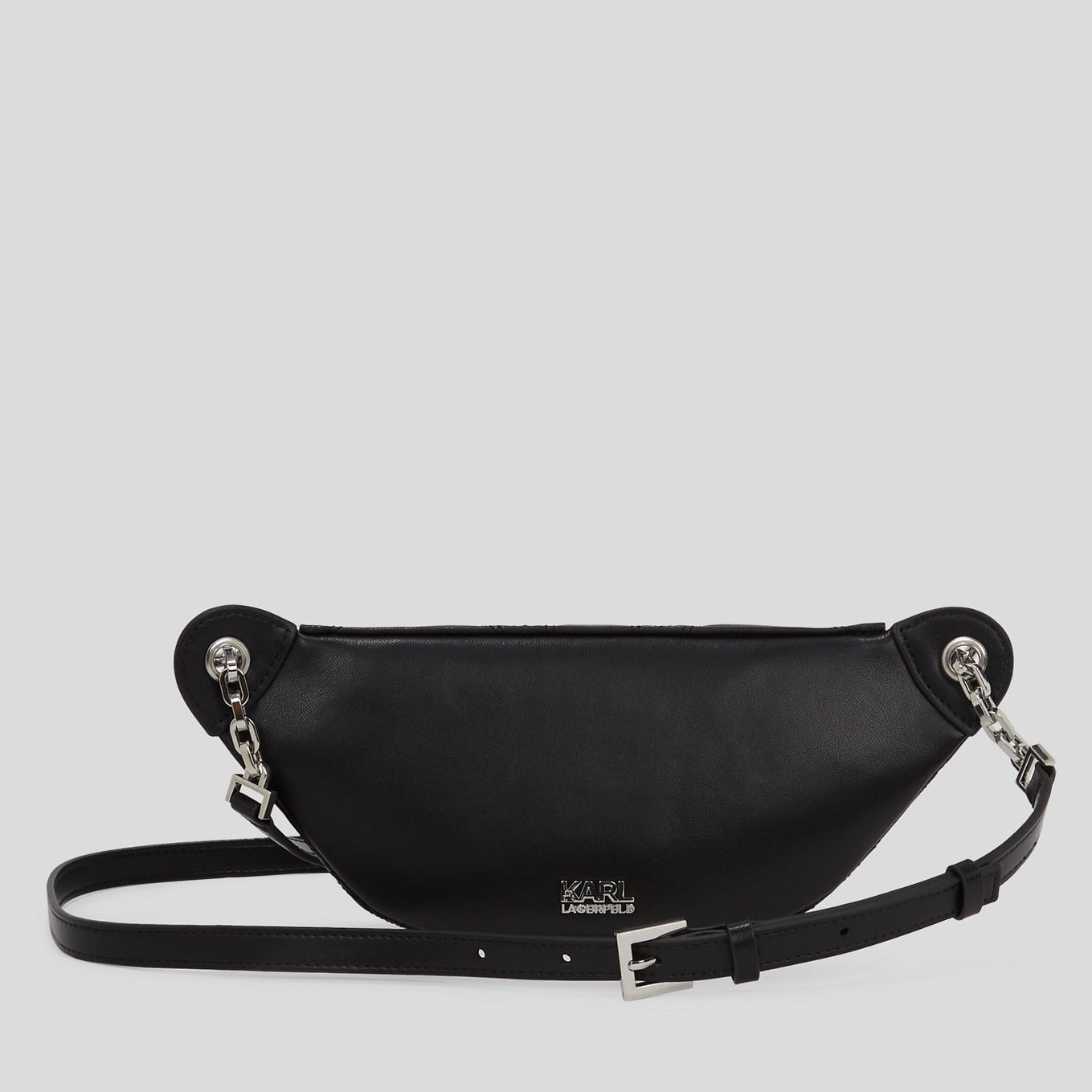 Дамска чанта за кръст Women’s waist bag Karl Lagerfeld K/Kurl ASW30027 999 Black back view