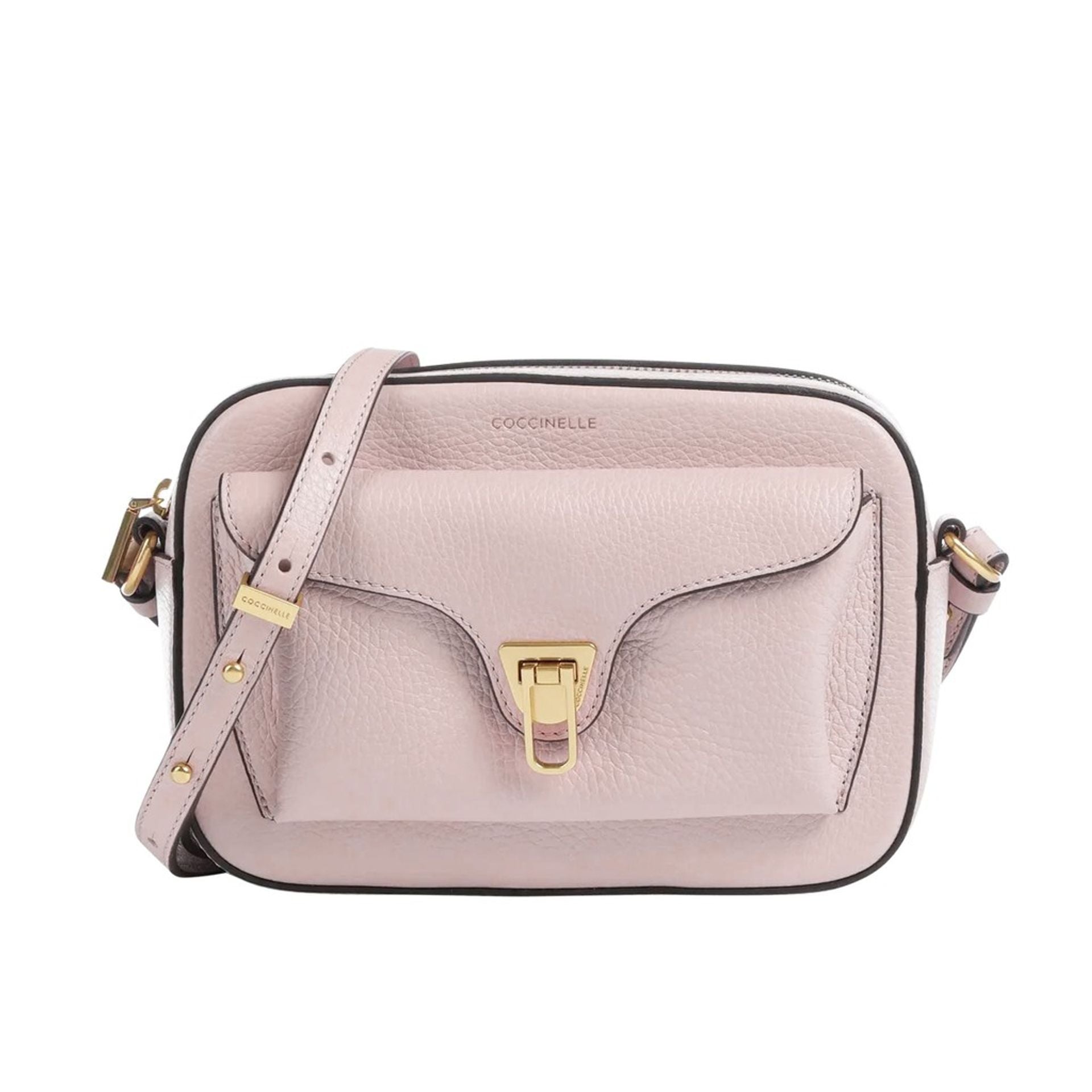Дамска кросбоди чанта Women’s crossbody bag Coccinelle E1MF6150201 N12 Pink front view