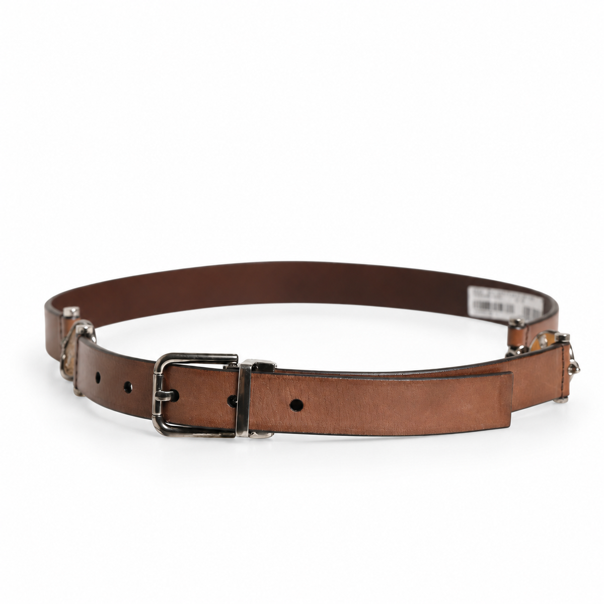 Men's belt Dolce & Gabbana SKU: BC4811 AO163 - full belt view