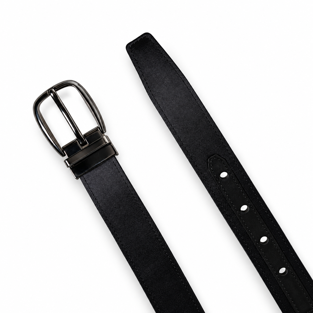 Men's belt Dolce & Gabbana SKU: BC4086 AD258 top view of buckle and tip