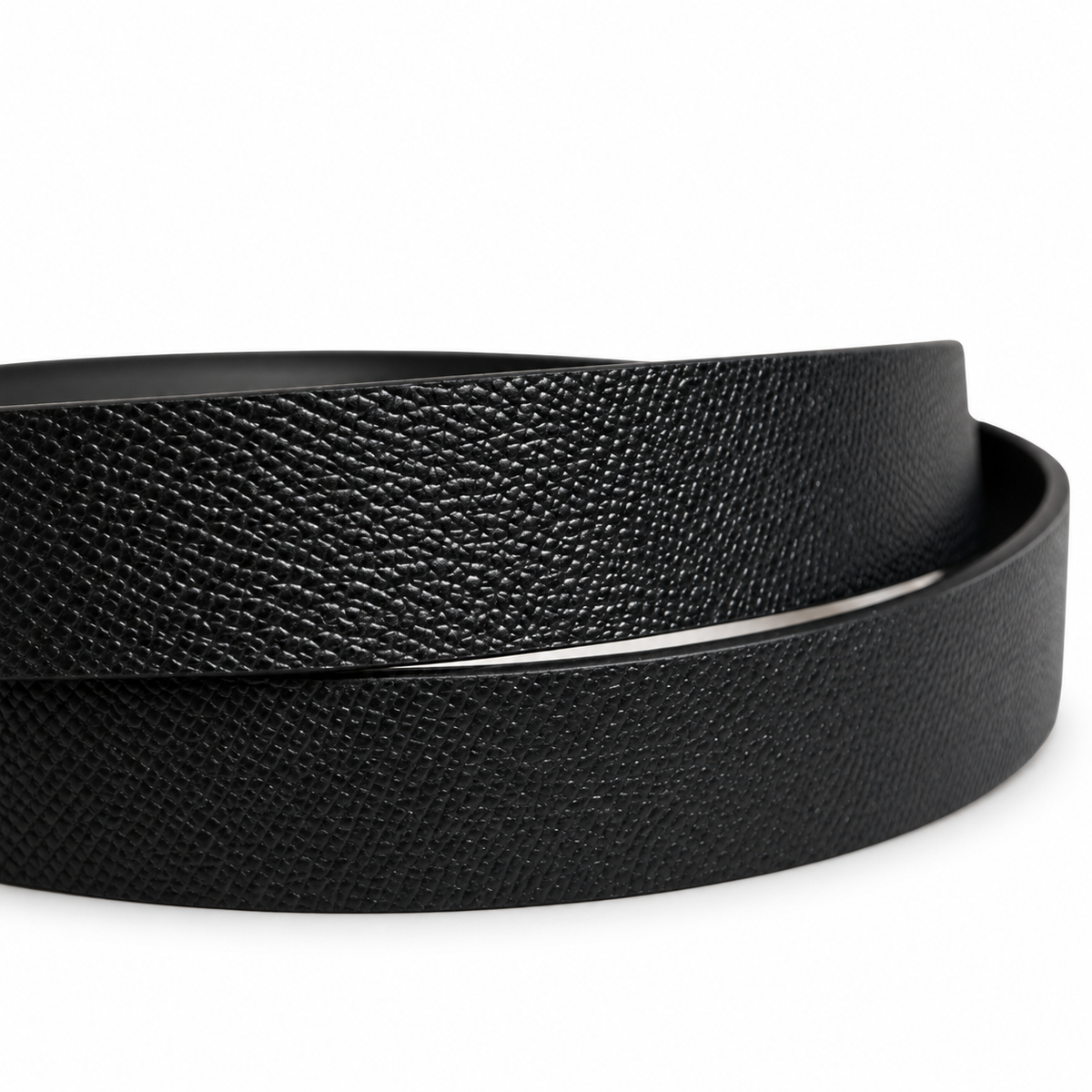 Men's belt Dolce & Gabbana SKU: BC4588 B5794 leather texture close up view