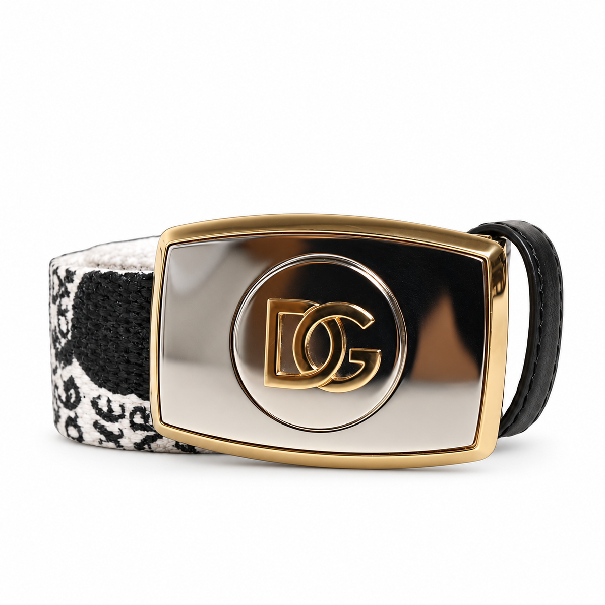 Men's belt Dolce & Gabbana SKU: BC4612 AO805 coiled front view