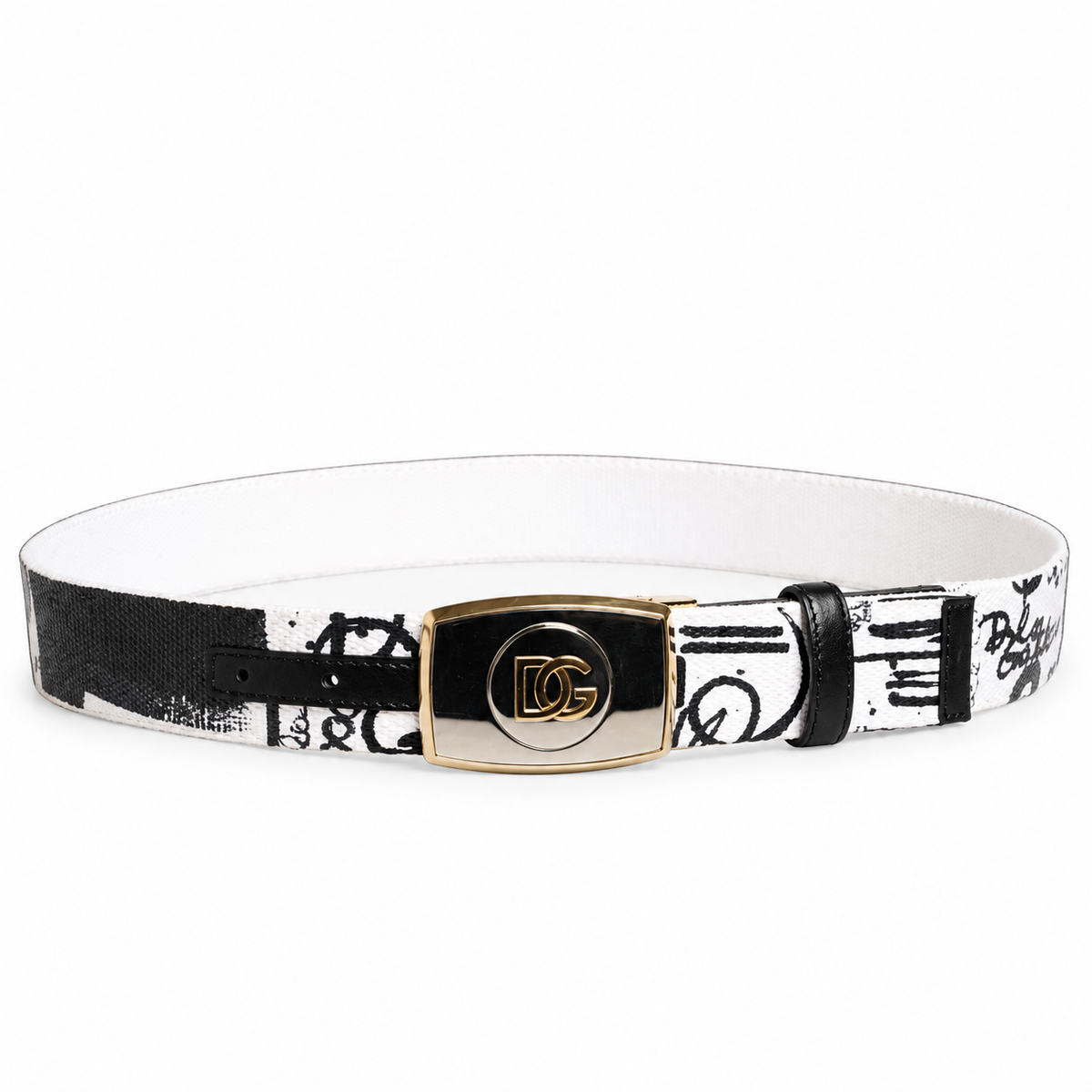 Men's belt Dolce & Gabbana SKU: BC4612 AO805 full length front view