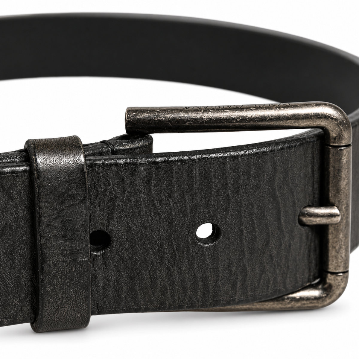 Men's belt Dolce & Gabbana SKU: BC4546 AW982 side buckle close-up