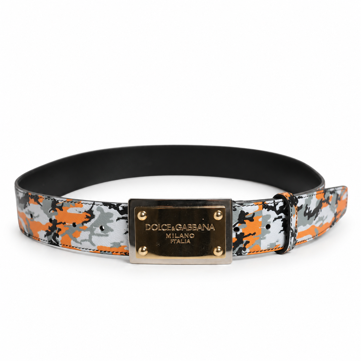 Men's belt Dolce & Gabbana SKU: BC4676 AQ405 - product detail view