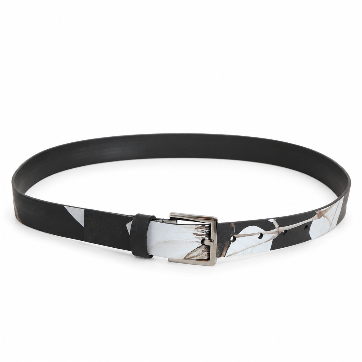 Dolce & Gabbana Multicolor PVC Floral Silver Buckle Men Belt - BC4463 A0044 - view 3