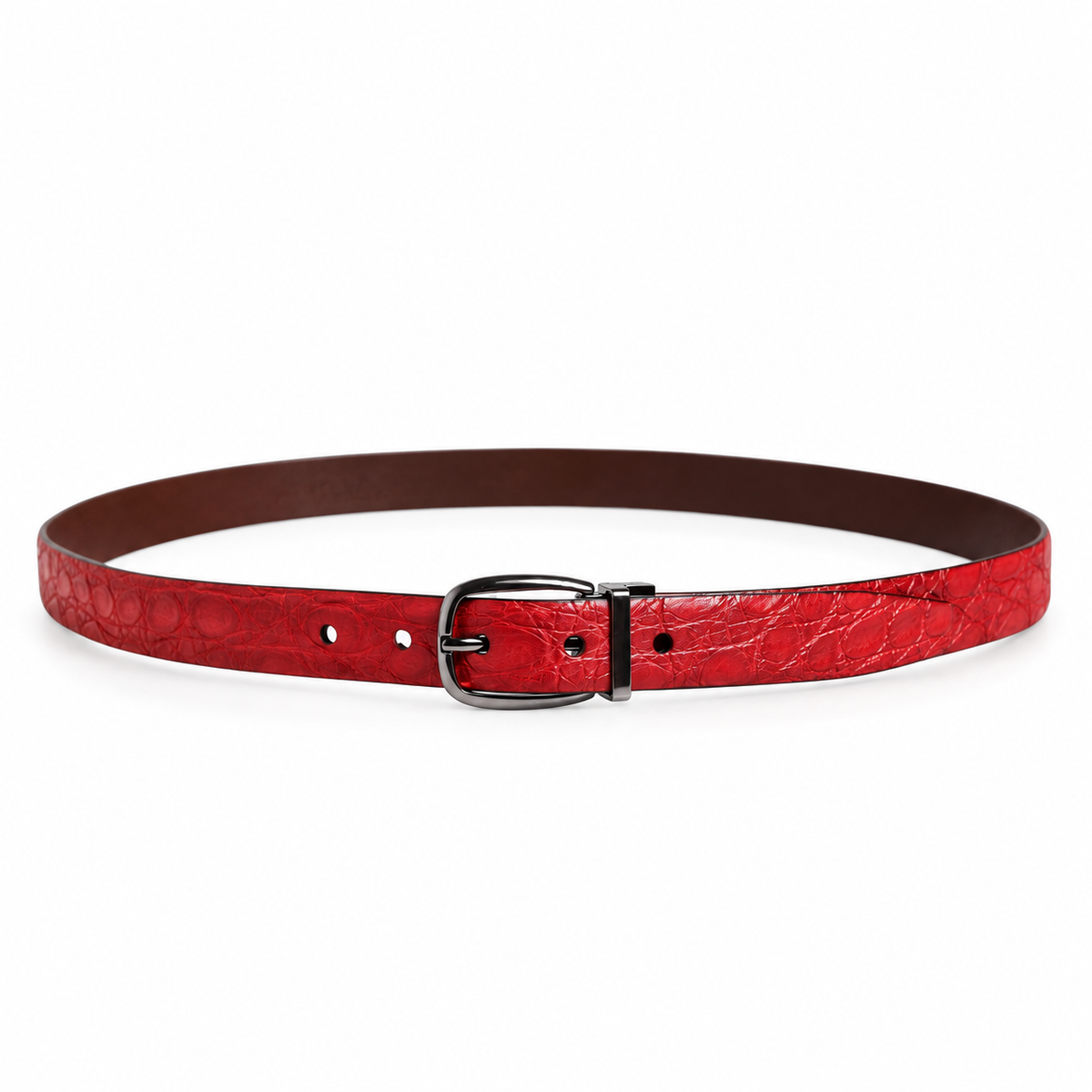 Men's belt Dolce & Gabbana SKU: BC3953 A2249 full length front view