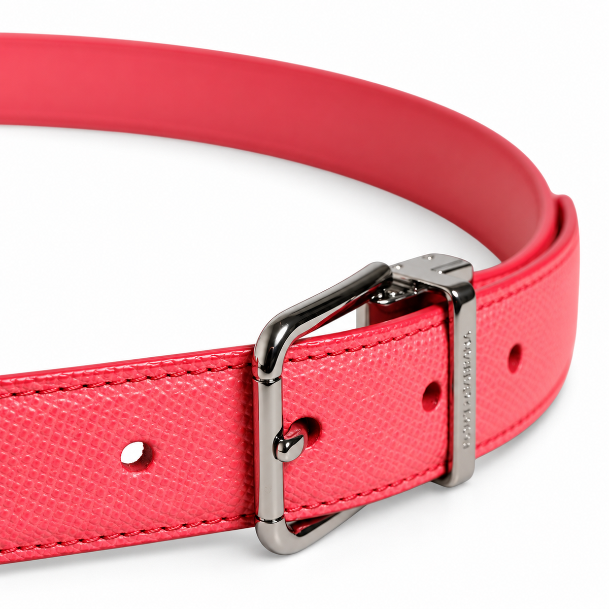 Women's belt Dolce & Gabbana SKU: BE1359 B5373 buckle close up side view