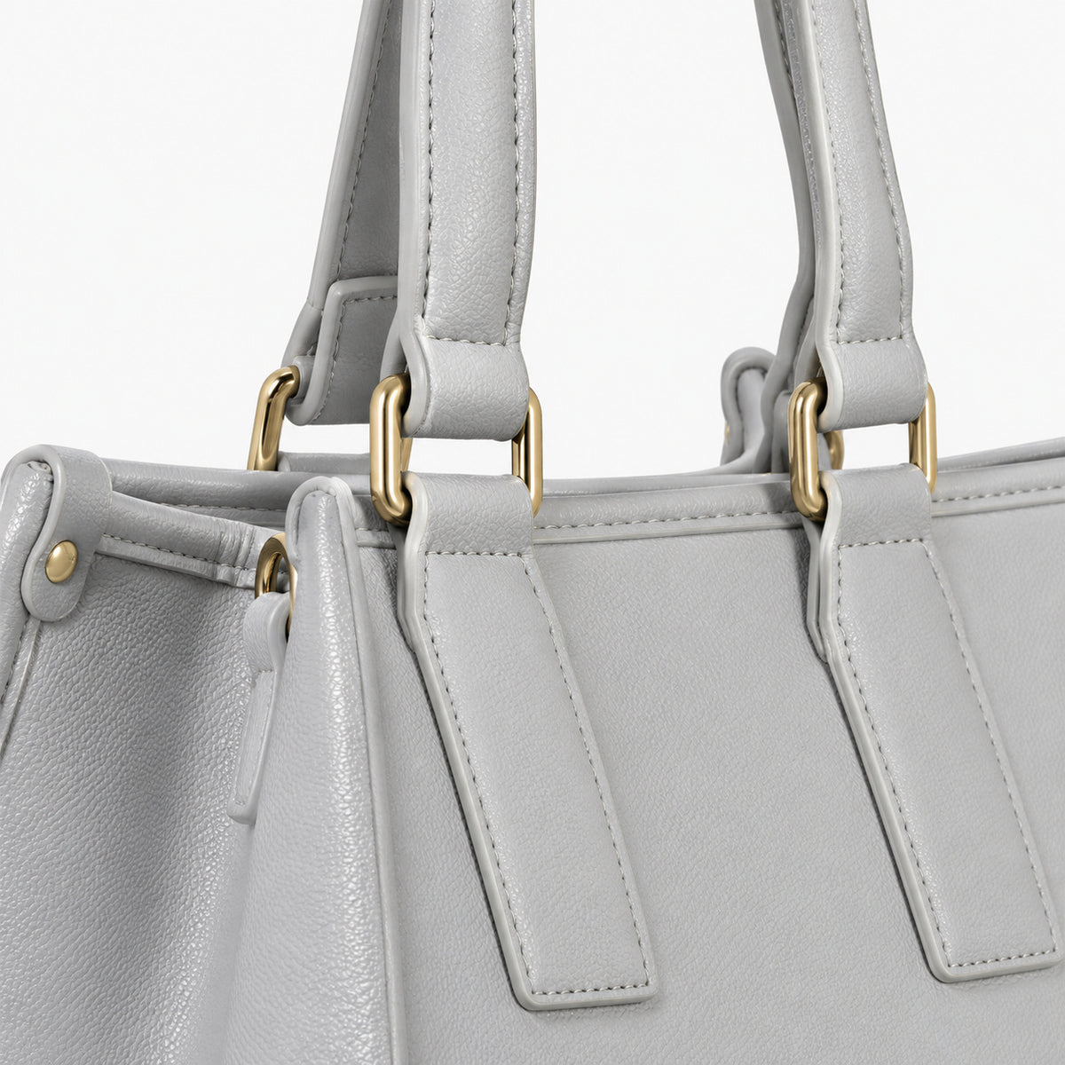 Women's shopping bag Mario Valentino Foxy Re VBS9EO51 handle and hardware detail view