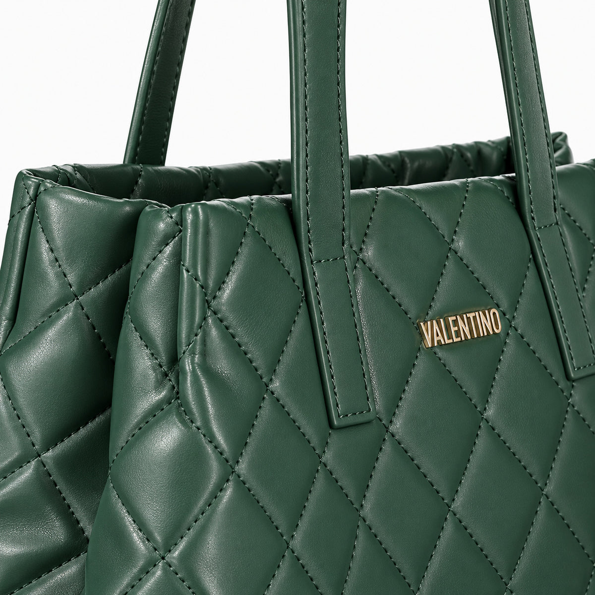 Women's shopping bag Mario Valentino Ocarina VBS3KK10R handle and hardware detail view