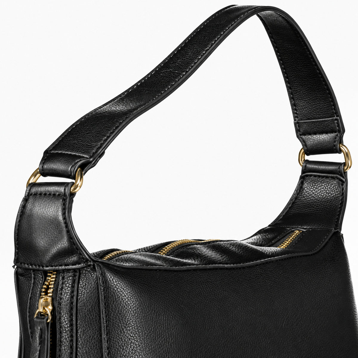 Women's shoulder bag Mario Valentino Arepa VBS6IQ03 handle and hardware detail view