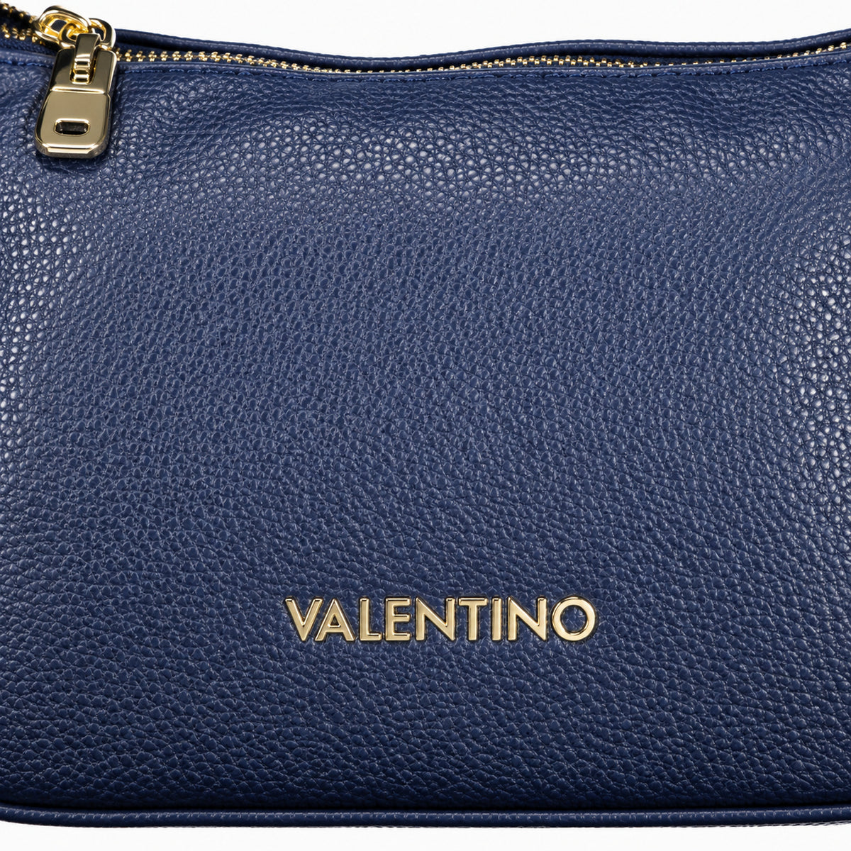 Women's shoulder bag Mario Valentino Peonies Re VBS8NH13 logo and texture detail view