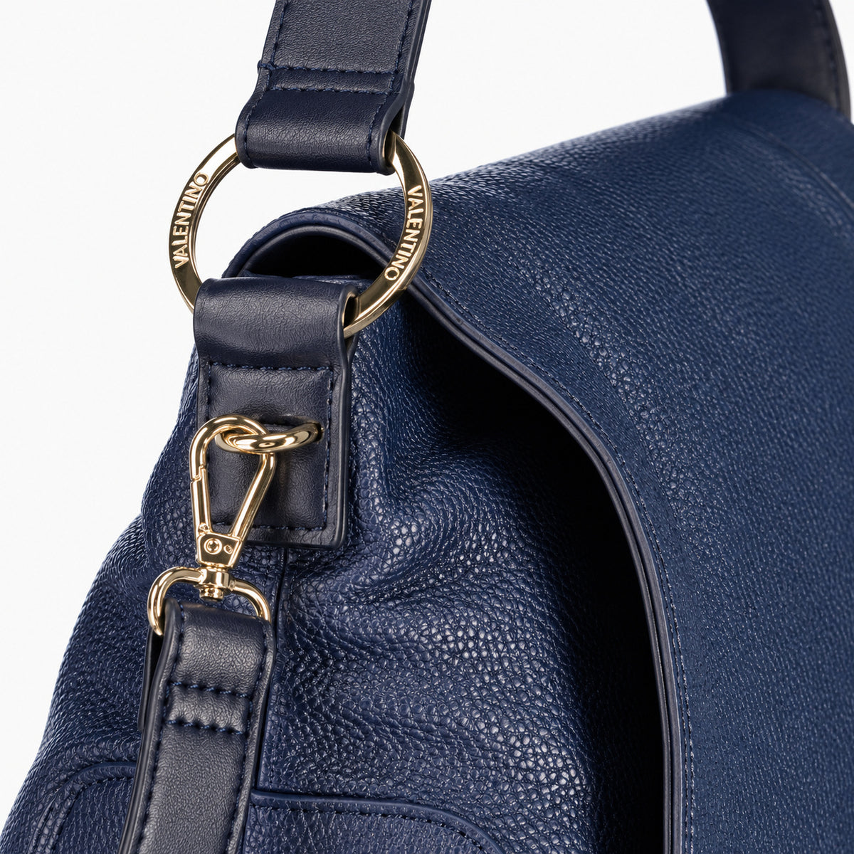 Women's shoulder bag Mario Valentino Peonies Re VBS8NH37 handle and hardware detail view