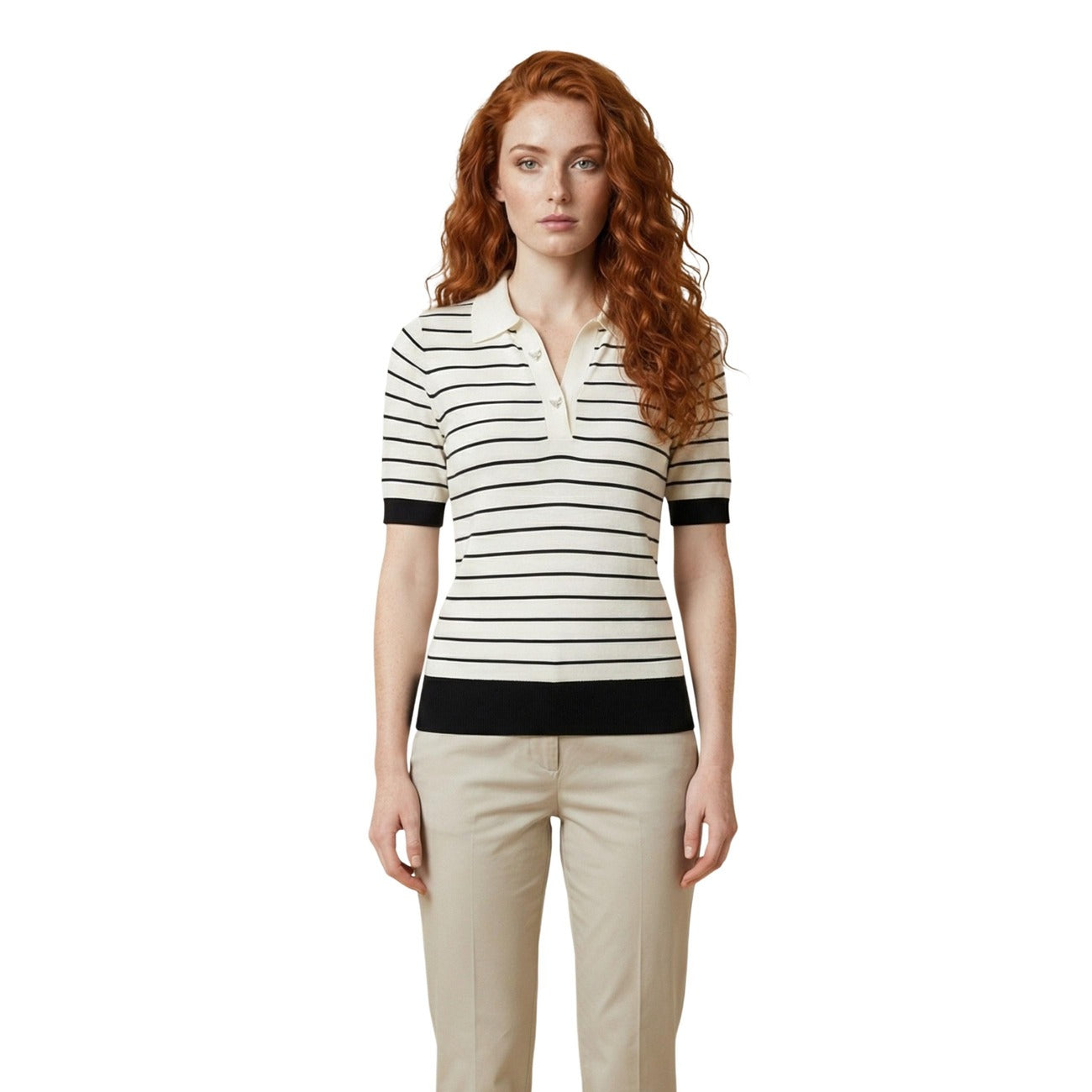 Дамска поло тениска Liu Jo Women Polo TA6215 MS55N Front View