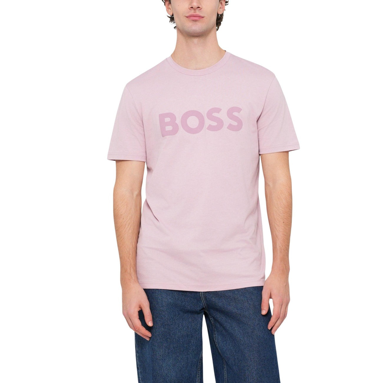 Мъжка тениска Boss Men T-shirt 50481923 539 Front View